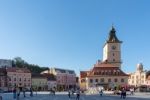 Brasov, Transylvania/romania - September 20 : View Of The Town S Stock Photo