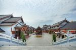 The Celestial Dragon Village In Suphan Buri, Thailand Stock Photo