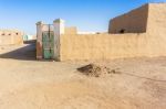 Entrance To The House In Sudanese Village Stock Photo