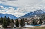 Pozza Di Fassa Trentino Italy Stock Photo