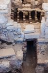 Kourion, Cyprus/greece - July 24 : Baths Near The Temple Of Apol Stock Photo