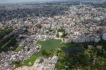 The Helicopter Shot From Dhaka, Bangladesh Stock Photo