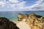 Wonderfull Portuguese Beach Stock Photo