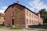 Auschwitz Concentration Camp In Oswiecim Poland Stock Photo