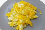 Scrambled Eggs Stock Photo