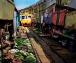 Vegetable Market Stock Photo