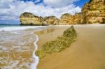 Wonderfull Portuguese Beach Stock Photo