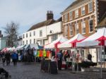 Faversham, Kent/uk - March 29 : View Of Street Market In Faversh Stock Photo