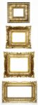 Old Picture Frame Collection Stock Photo