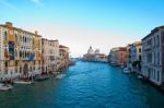 Venice Italy Grand Canal View Stock Photo