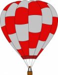 Hot Air Balloon Illustration Isolated Stock Photo