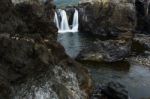 The Gorge Waterfall And Creek Stock Photo