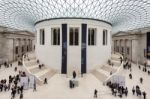 The Great Court At The British Museum Stock Photo