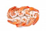 Shrimp Isolated On The White Background Stock Photo