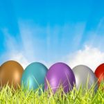 Easter Background Stock Photo