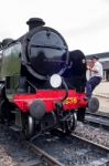 U Class Locomotive At Sheffield Park Station Stock Photo