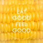 Meaningful Quote On Corn Background Stock Photo