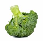 Broccoli Isolated On The White Background Stock Photo