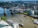 View Of Tower Bridge And City Hall In London Stock Photo