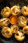 Fettuccine Pasta Italian Food Still Life Stock Photo