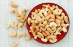 Cashew Nut On Table Stock Photo