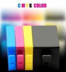 CMYK Ink Stock Photo