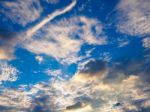 Dramatic Cloudy Sky Stock Photo