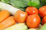 Fresh Vegetables Arrange Stock Photo