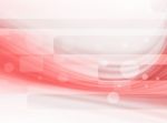 Red Curved Abstract Background Stock Photo