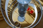 Staircase In The De La Warr Pavilion Bexhill On Sea Stock Photo