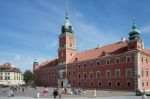 A View Of The Old Market Square In Warsaw Stock Photo