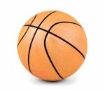 Basketball Ball Isolated On White Background Stock Photo