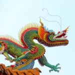 Dragon Statue Chinese Style Stock Photo