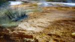 Mammoth Hot Springs In Yellowstone National Park Stock Photo