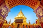 Wat Phra That Doi Suthep In Chiang Mai, Thailand Stock Photo