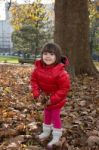 Autumn Games In The Park Stock Photo