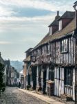 View Of Mermaid Hill In Rye East Sussex Stock Photo