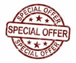 Special Offer Stamp Stock Photo