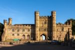 Battle, East Sussex/uk - June 30 : Evening Sun On Battle Abbey I Stock Photo