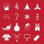 Christmas Icon Set  Illustration Stock Photo