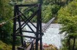 Douglas Swing Bridge Stock Photo