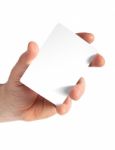 Blank Card Stock Photo