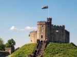 The Keep At Cardiff Castle In Cardiff Stock Photo