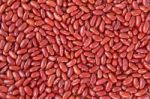 Red Beans Pattern Stock Photo