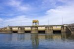 Gate Of Ubolrat Dam In Thailand Stock Photo