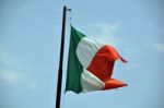 Italian Flag Stock Photo