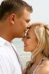 Romantic Young Couple Stock Photo