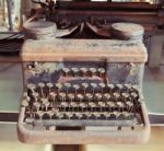 Vintage Typewriter Stock Photo