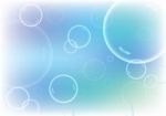 Blue And White Bubbles  Background Stock Photo