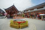 The Celestial Dragon Village In Suphan Buri, Thailand Stock Photo